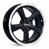 Aro 15x7" 4x100 ET35 CB73.1 Negro con Labio Pulido