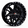 Aro 13x6" 8x100/114.3 ET15 CB73.1 Negro con Puntos Fresados