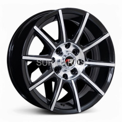 Aro 14x6" 8x100/114.3 ET35 CB73.1 Negro Maquinado