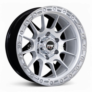 Aro 17x9" 6x139.7 ET-12 CB106.1 Hiper Plateado con Labio Pulido