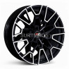 Aro 20x8.5" 5x108 ET25 CB67.1 Negro Mate Maquinado