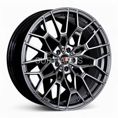 Aro 20x8.5" 5x108 ET25 CB67.1 Hiper Negro