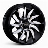 Aro 20x9.5" 6x139.7 ET-10 CB110 Negro Maquinado