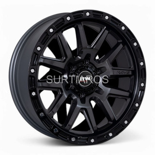Aro 20x9" 6x139.7 ET18 CB106.1 Gris Oscuro con Remaches Negros