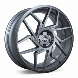 Aro 20x8.5" 5x112 ET20 CB66.6 Gris Maquinado