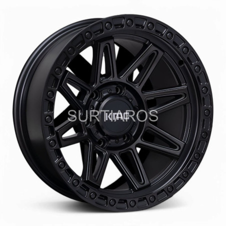 Aro 17x9" 6x139.7 ET0 CB106.1 Negro Mate
