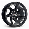 Aro 13x7" 8x100/114.3 ET0 CB73.1 Negro con Detalle Pulido