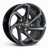 Aro 13x7" 8x100/114.3 ET0 CB73.1 Negro con Detalles Maquinados