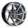 Aro 13x7" 8x100/114.3 ET0 CB73.1 Negro Maquinado con Detalle