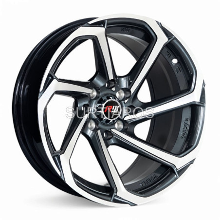 Aro 15x8" 8x100/114.3 ET-10 CB73.1 Gris Oscuro Maquinado