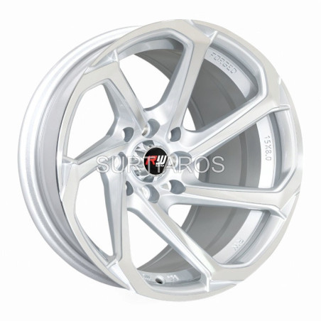 Aro 15x8" 8x100/114.3 ET-10 CB73.1 Plateado Maquinado