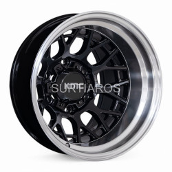 Aro 15x10" 6x139.7 ET-44 CB110.1 Negro con Labio Pulido