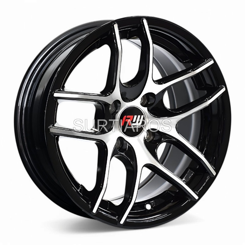 Aro 14x7" 4x100 ET20 CB73.1 Negro Maquinado