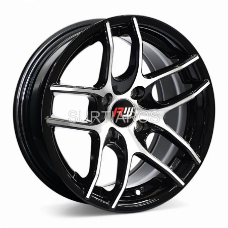 Aro 14x7" 4x100 ET20 CB73.1 Negro Maquinado