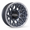 Aro 15x8" 6x139.7 ET0 CB110.1 Gris Oscuro con Labio Pulido