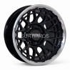 Aro 16x8" 6x139.7 ET0 CB110.1 Negro con Labio Pulido