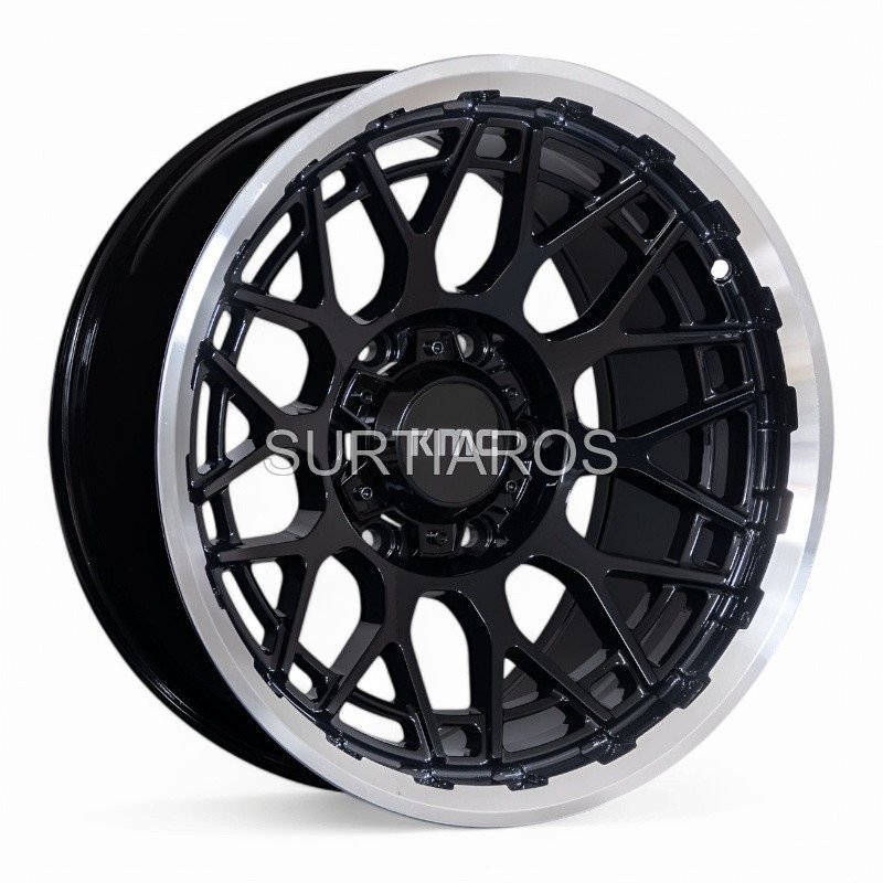 Aro 17x9" 6x139.7 ET0 CB110.1 Negro con Labio Pulido