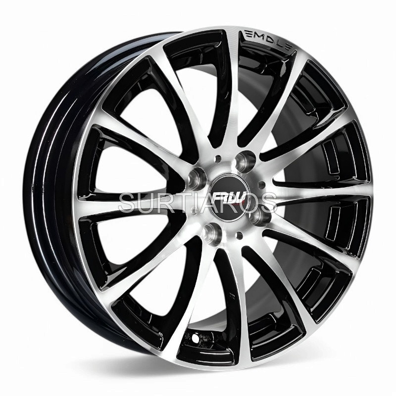 Aro 15x7" 4x100 ET38 CB73.1 Negro Maquinado