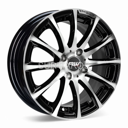 Aro 15x7" 4x100 ET38 CB73.1 Negro Maquinado