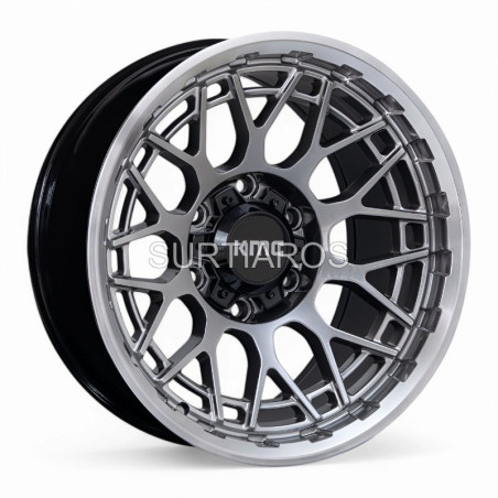 Aro 17x9" 6x139.7 ET0 CB110.1 Hiper Negro