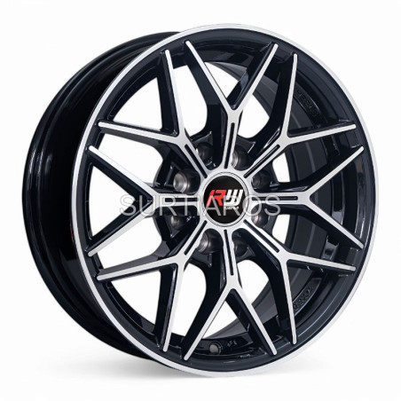 Aro 14x6" 8x100/114.3 ET25 CB73.1 Negro Maquinado