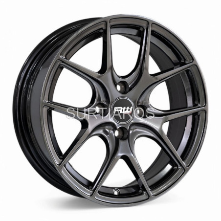 Aro 15x7" 4x100 ET30 CB73.1 Hiper Negro
