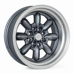 Aro 15x8.25" 8x100/114.3 ET0 CB73.1 Gris Mate con Labio Pulido