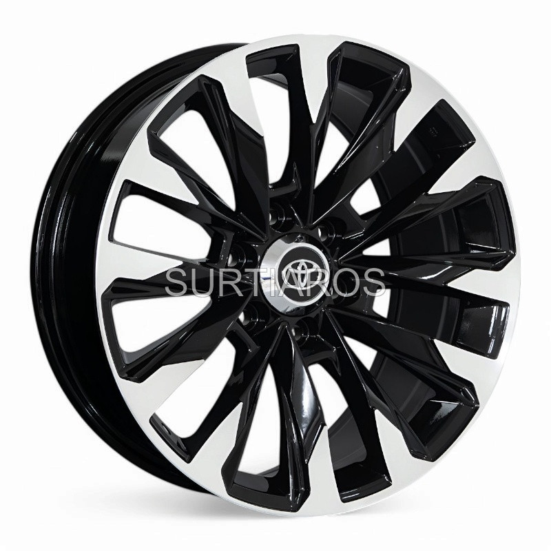 Aro 20x8" 6x139.7 ET25 CB106.1 Negro Maquinado