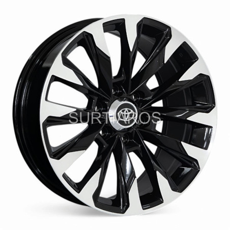Aro 20x8" 6x139.7 ET25 CB106.1 Negro Maquinado