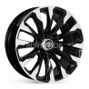 Aro 20x8" 6x139.7 ET25 CB106.1 Negro Maquinado