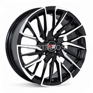 Aro 16x7" 4x100 ET38 CB73.1 Negro Maquinado