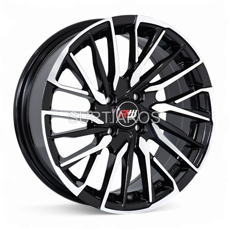 Aro 16x7" 4x100 ET38 CB73.1 Negro Maquinado
