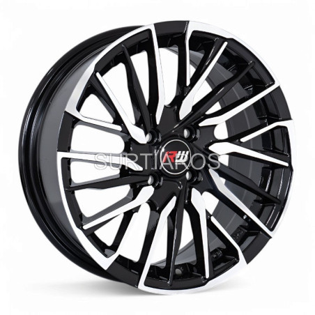 Aro 16x7" 4x100 ET38 CB73.1 Negro Maquinado