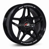 Aro 15x7" 4x100 ET30 CB73.1 Negro con Letras Blancas