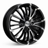 Aro 16x7" 4x114.3 ET25 CB67.1 Negro Maquinado