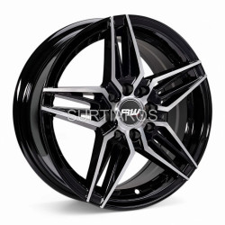 Aro 15x6.5" 8x100/114.3 ET35 CB73.1 Negro Maquinado