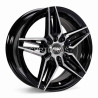 Aro 15x6.5" 8x100/114.3 ET35 CB73.1 Negro Maquinado