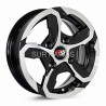 Aro 13x5.5" 4x114.3 ET35 CB73.1 Negro Maquinado