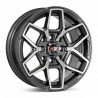 Aro 13x6" 8x100/114.3 ET15 CB73.1 Gris Oscuro Maquinado