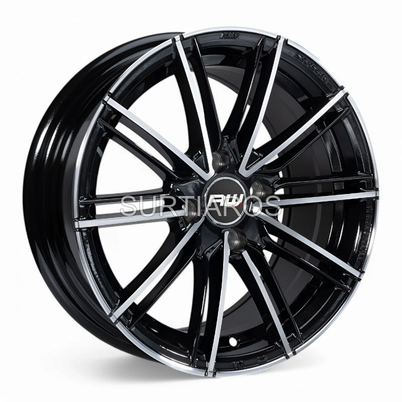 Aro 15x7.5" 4x100 ET35 CB73.1 Negro Maquinado