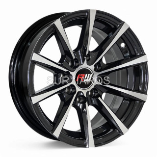 Aro 13x5.5" 8x100/114.3 ET15 CB73.1 Negro Maquinado