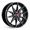 Aro 14x5.5" 8x100/114.3 ET38 CB73.1 Negro Maquinado
