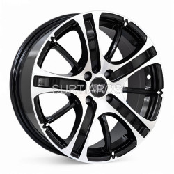 Aro 16x7" 4x100 ET18 CB67.1 Negro Maquinado