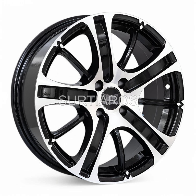 Aro 16x7" 4x100 ET18 CB67.1 Negro Maquinado