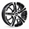 Aro 16x7" 4x100 ET18 CB67.1 Negro Maquinado