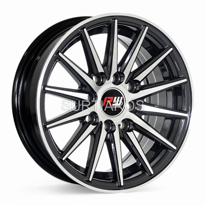 Aro 13x5.5" 8x100/114.3 ET30 CB73.1 Negro Maquinado