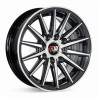 Aro 13x5.5" 8x100/114.3 ET30 CB73.1 Negro Maquinado