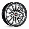 Aro 13x5.5" 8x100/114.3 ET30 CB73.1 Negro Maquinado con Detalle