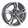 Aro 14x6" 4x100 ET35 CB73.1 Gris Oscuro Maquinado