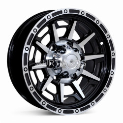 Aro 15x7" 6x139.7 ET15 CB110.1 Negro Maquinado